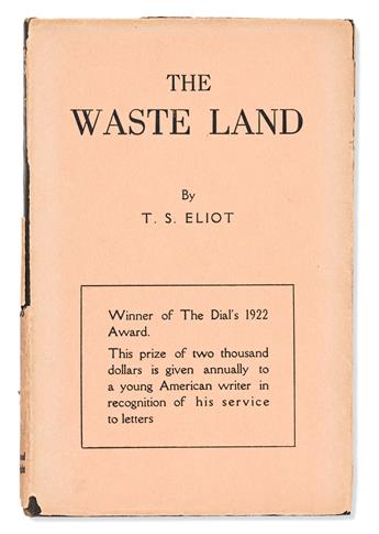 ELIOT, T.S. The Waste Land.